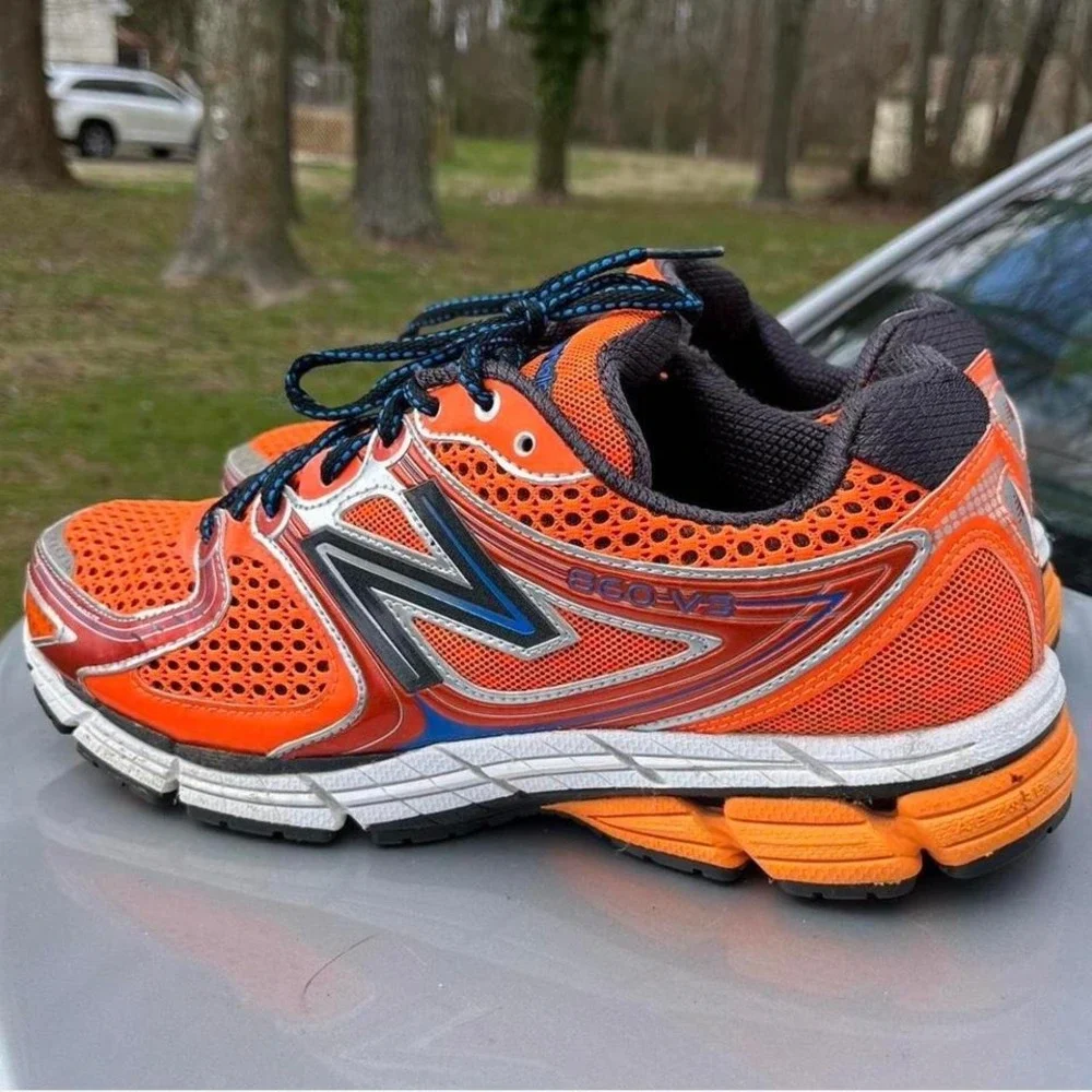 New Balance 860-V-3 orange - Picture 2 of 8